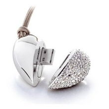 swarovski施華洛世奇水晶鏈墜u盤 半點(diǎn)心984461 正品 珠寶首飾